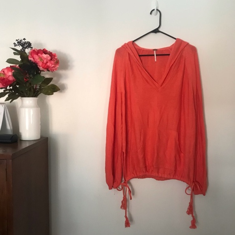 EUC FreePeople Optimistic Linen Pullover